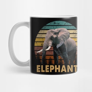 Whisker Whispers Elephant Chronicles, Stylish Tee Extravaganza Mug